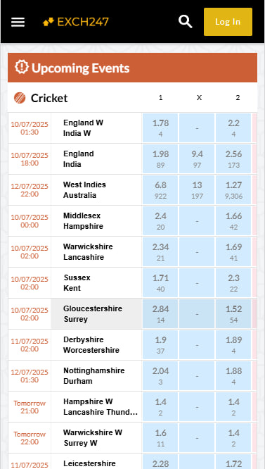 This image is the second image of the app, encrypted odds-on top online betting software
